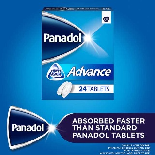 PANADOL TABS 24 tablets